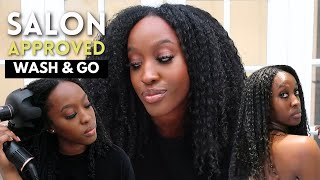 SALON APPROVED CURLY WASH &amp; GO ROUTINE TYPE 4 HAIR | YAA YAA