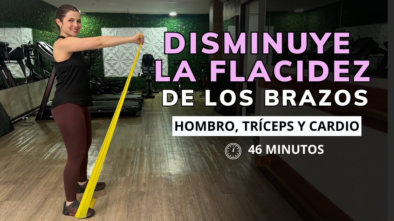 DISMINUYE LA FLACIDEZ DE LOS BRAZOS Y QUEMA CALORÍAS CON CARDIO 🔥 | 46 Minutos