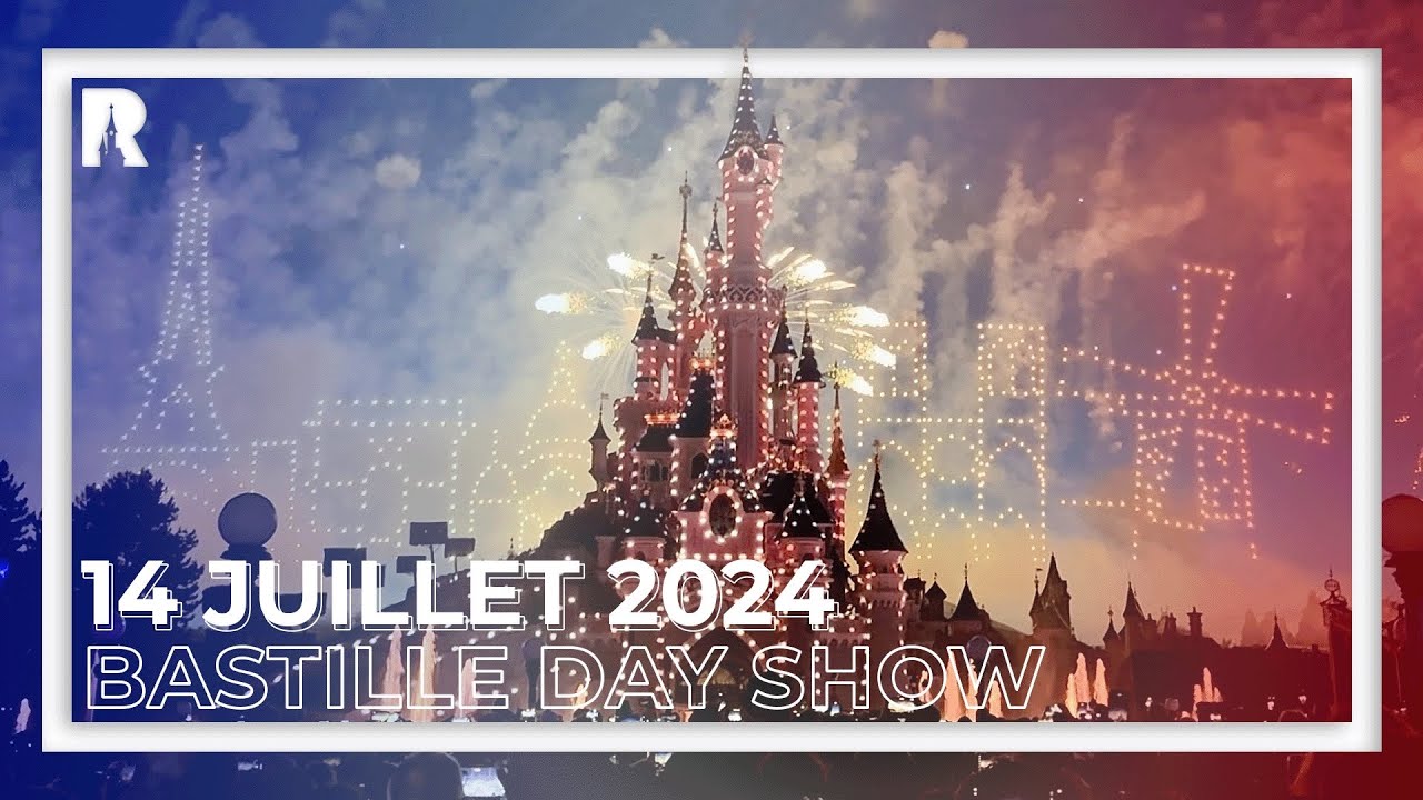 Disneyland Paris Bastille Day Fireworks - 14 Juillet 2024