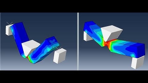 #charpy test #V-notch with #ductile_damage using #abaqus