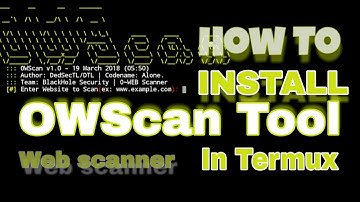 // H@ck a website //Use Deep Web Scaner Tool in Termux.【Owscan tool】