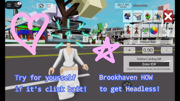 How to get HEADLESS in BROOKHAVEN | check if it