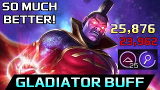 GLADIATOR IS FINALLY POWERFUL: The Summoner's Choice Champion Buff First Look! | Mcoc