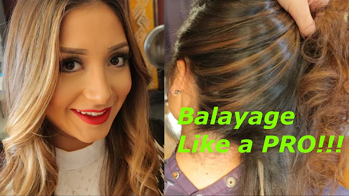 How to Balayage like a pro step by step