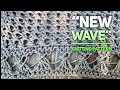 Узор спицами для туники 🔜 "New Wave" / 🔝 Knitting pattern
