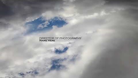 Clouds Titles Sequence  | After Effects Template | Elements