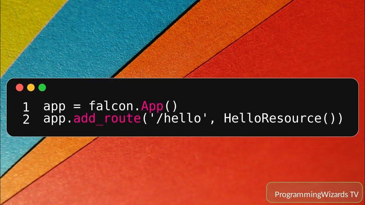 Falcon Web Framework Introduction- Python Frameworks 07 - YouTube