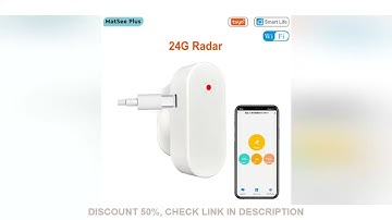 Tuya Smart WiFi Zigbee Millimeter Wave Radar 24Ghz Motion Sensor Human Presence Detector With Lumina