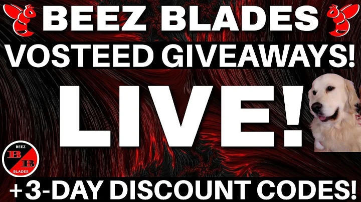NEW VOSTEED KNIVES - MULTIPLE GIVEAWAYS - DISCOUNT CODES!