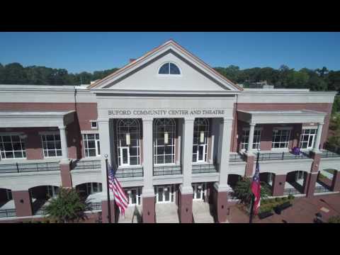 Buford Community Center - Buford Community Center and Theater by Drone