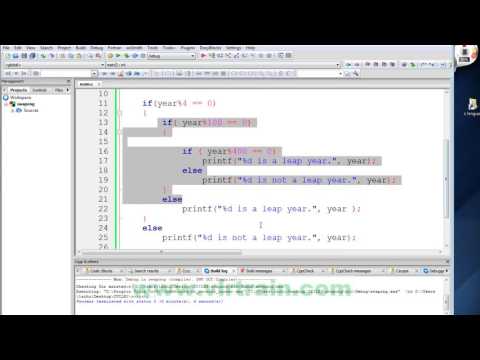C Program to Check Leap Year In Telugu-vlr training