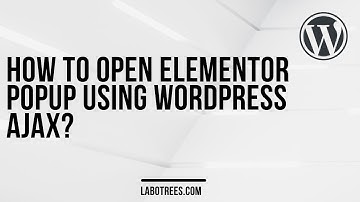 How to open Elementor popup using Wordpress Ajax?