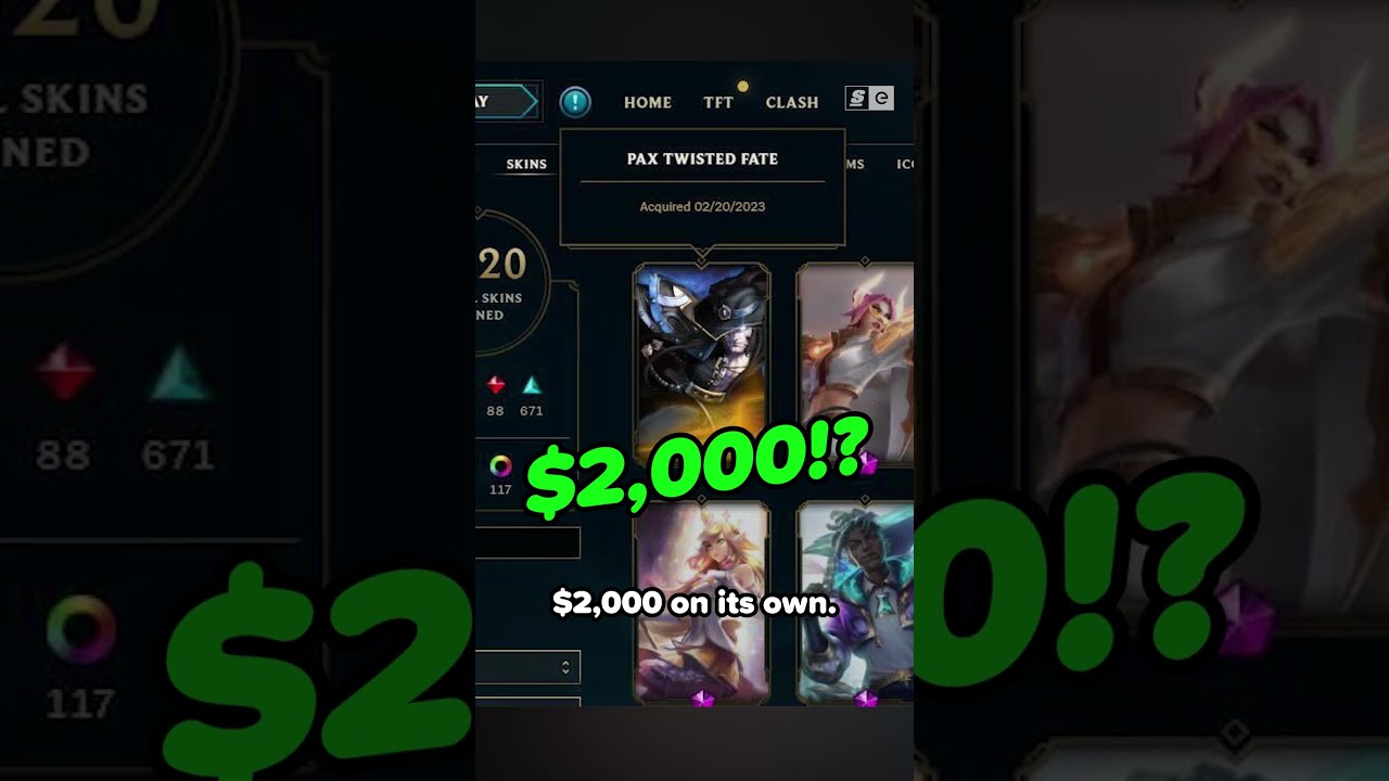 He BOUGHT ALL The League Skins 