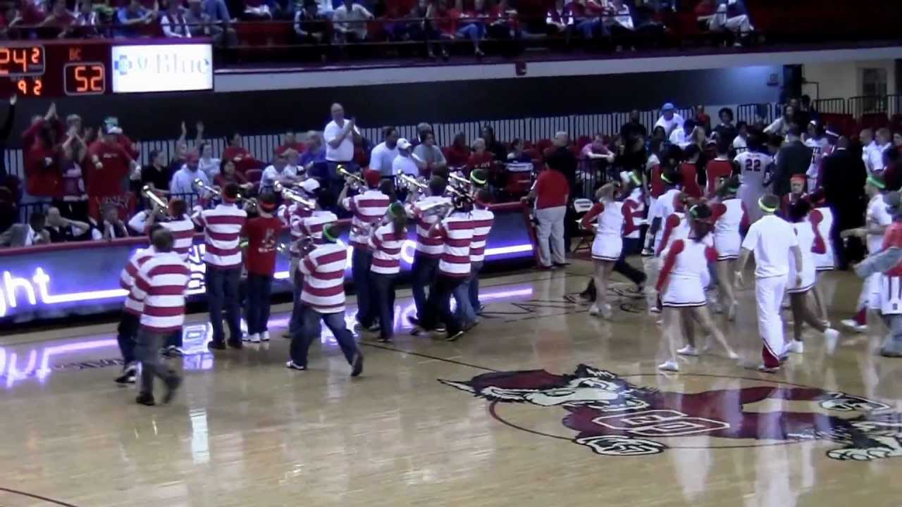 NC State Red And White Song With Pep Band Cheerleaders And Dance Team Nc state red and white song with pep band cheerleaders and dance team
