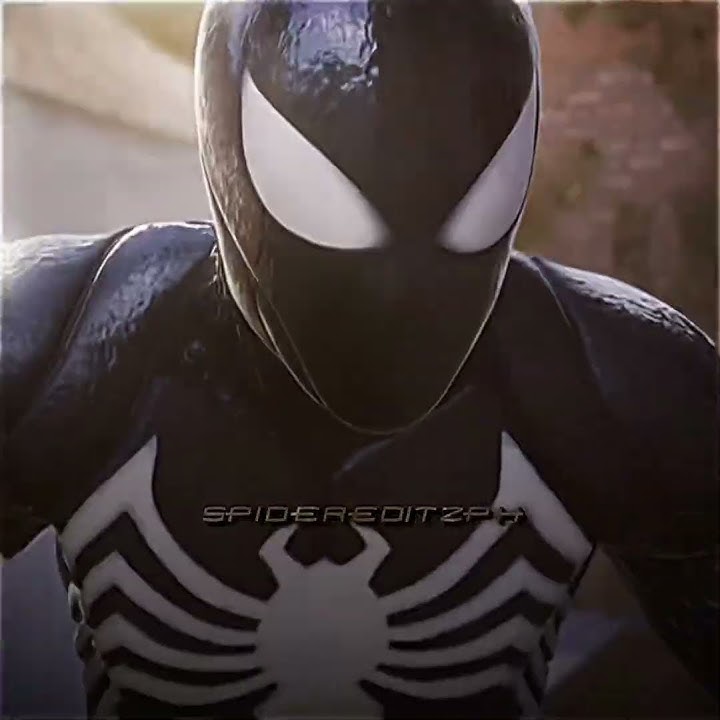 Insomniac PS5 Spider-Man Symbiote Black Suit Wine Pon You x Schizophrenic Phonk Edit
