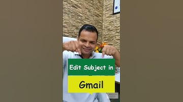 Edit subject in GMAIL #GMAIL #gmailhacks #vikominstitute