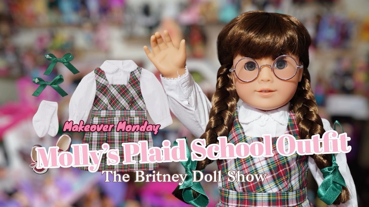 American Girl Molly's Plaid School Outfit | Makeover Monday!