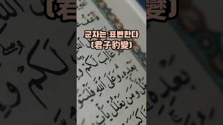 군자는 표변한다 #통찰 #명언 #긍정적마인드 #내적평화 #좋은글 #긍정의말 #마음살핌