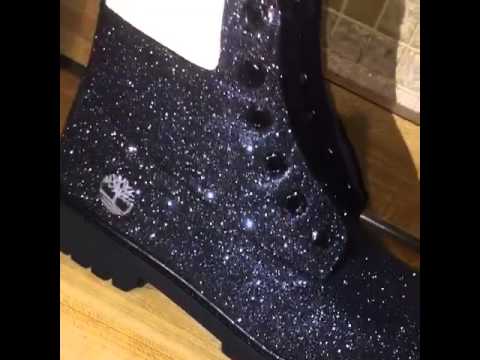 Glitter Timberlands - YouTube