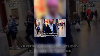 Justin Bieber Leaves The Studio In A Sea Of Flashes justinbieber justinbeiber