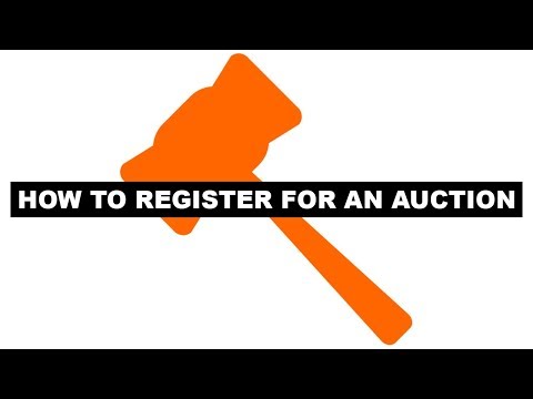 How to Register for an Auction