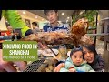 Eating mutton leg in Muslim restaurant | Indo-Chinese couple | We moved to a hotel in Shanghai