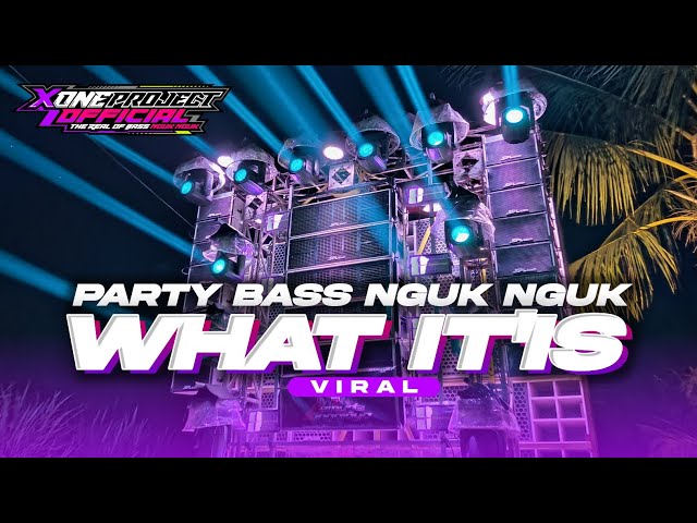 DJ VIRAL TIK TOK • WHAT IT IS • BY X ONE PROJECT ft DINATA CLOTING class=