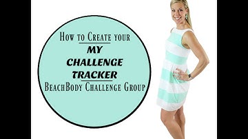 How to Set Up Your "My Challenge Tracker" Challenge Groups