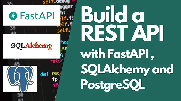 Create A REST API with FastAPI, SQLAlchemy and PostgreSQL.