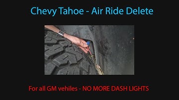 Chevy Tahoe 2007 LTZ - Air Delete - StabiliTrak/ABS Dash Lights (GM vehicles)