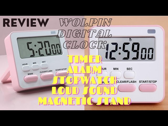 LIORQUE Digital kitchen(Clock) timer & knob timer unboxing & Review 