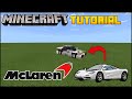 Minecraft Supercar - How To Build A 1993 Mclaren F1 Minecraft Car Tutorial