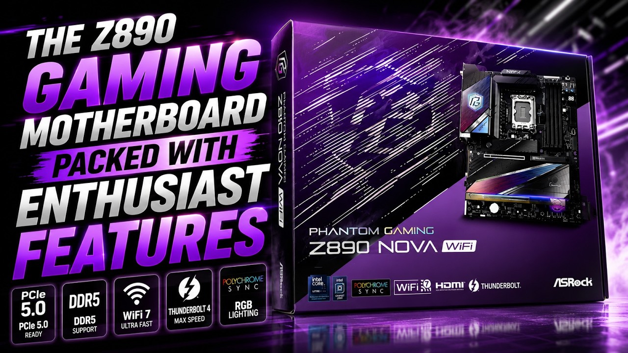 The Best Z890 Gaming Motherboard Right Now - ASRock Phantom Gaming 