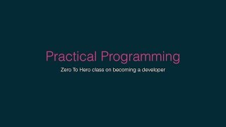 Introduction to the class - Practical Programming (2/4/14)