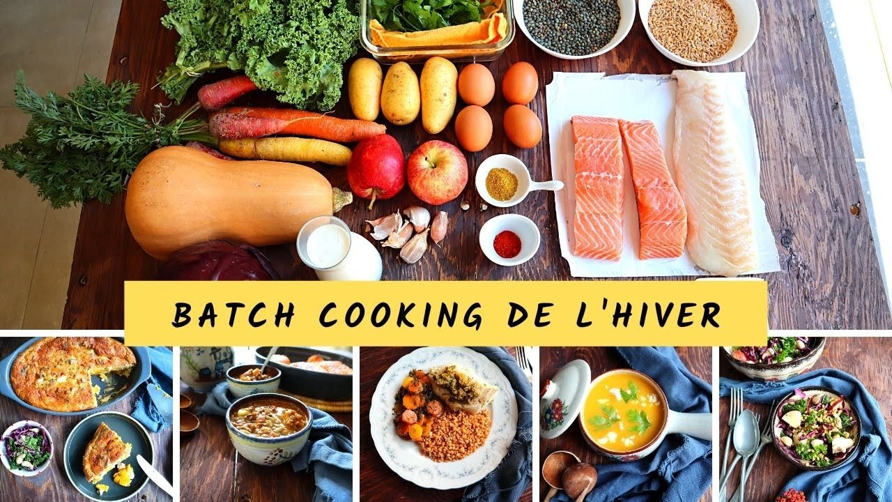 Spécial automne  🧣 Batch cooking français et pour toute une semaine en famille