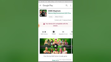 How to dowload wwe mayhem problem solved your device isnt comprable with this version