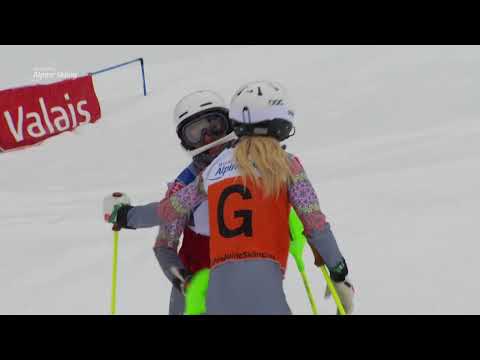 Henrieta Farkasova and Natalia Subrtova 1st | Slalom VI | Day 4 Run 2 | Veysonnaz