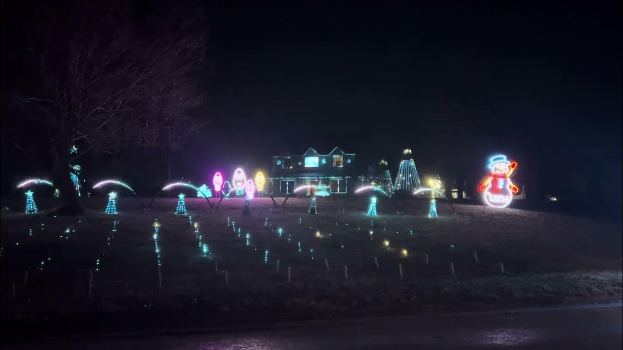 Christmas lights set to music at 8459 DuPont Lane in Belleville IL