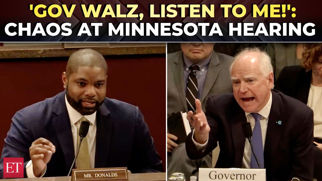 ‘Gov, what was YOUR OFFICE doing?’: Rep. Donalds torches Tim Walz at Minnesota Somali fraud hearing