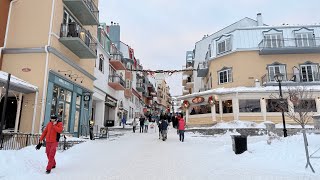 Snowy Drive Through The Laurentian Mountains - St Hippolyte To Mont Tremblant