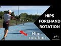 Tennis Forehand: Hips Rotation For More Power | Connecting Tennis