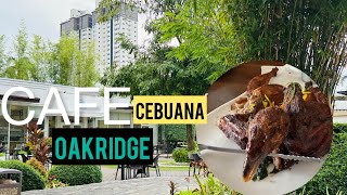 My Quick Lunch And A Bit Stroll Cafe Cebuana Oakridge