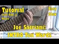 guitar tutorial joe satriani ten words intro