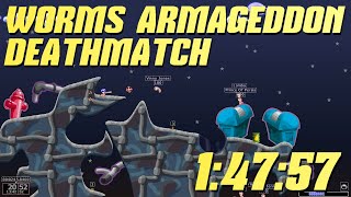 Worms Armageddon - Deathmatch Speedrun in 1:47:57