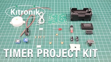 Kitronik Timer Project Kit, build and demonstration.