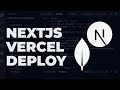 Nextjs Mongodb Despliegue en Vercel y Mongodb Atlas
