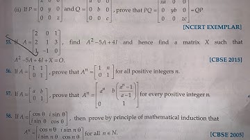 RD SHARMA EX4.3  MATRICES Q54 TO Q63 SOLUTION OF CHAPTER 4 CLASS 12(PART4)