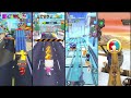 talking🏆tom hero dash 🆚 talking tom gold run 🆚 Subway princess runner 🆚 Temple run gameplay 