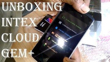 Unboxing intex cloud gem+