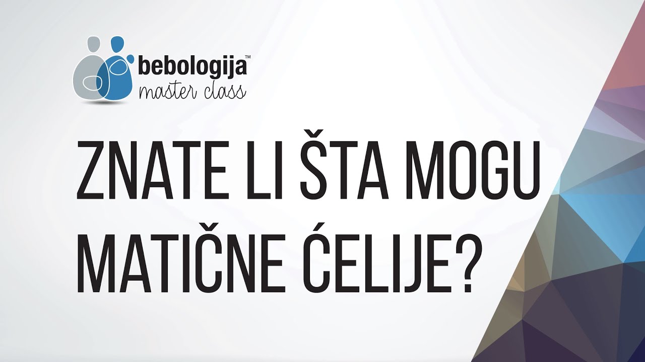 Znate li šta mogu matične ćelije?